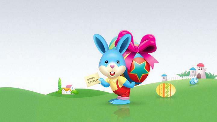 Happy Easter Card In Hand